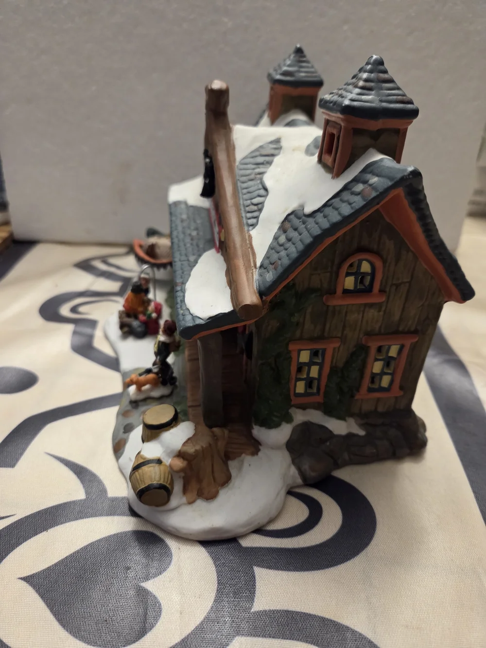 Frost Fishing Shop Holiday Village Figurine - Collectible
